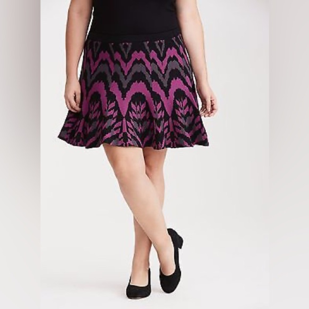 Sweater skater skirt